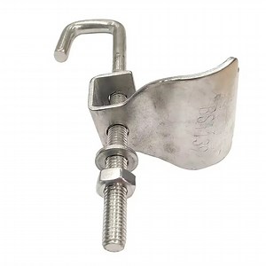 [Hot Item] Small Size Customizable Galvanized Pressed Forged Type Steel Ladder Clamp for Scaffolding