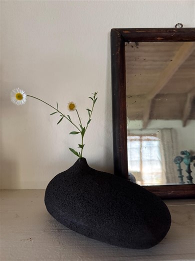 Ceramic Lava Stone Vase - Etsy