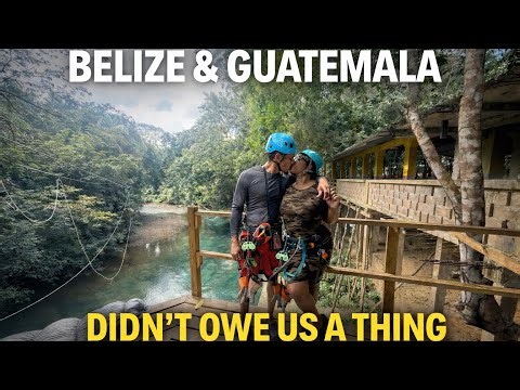 Belize & Guatemala Romantic Getaway🇧🇿🇬🇹 | Our 5 Hour Cave Tubing, Zip Lining & Tikal Ruins Adventure
