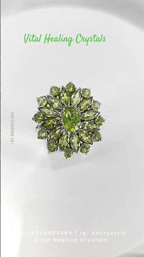 Attract abundance & opportunities - Peridot Ring - Stone of sunlight.#peridot #vitalhealingcrystals
