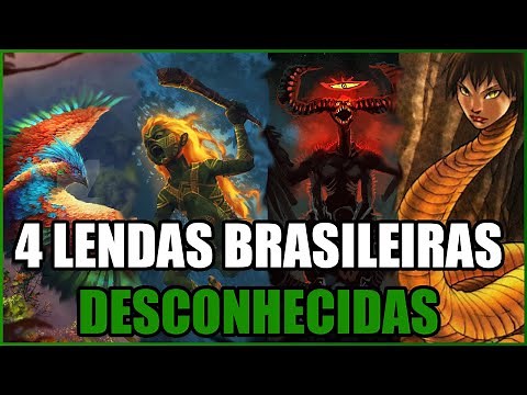 4 LENDAS DO BRASIL QUE VOCÊ DEVERIA CONHECER - MITOLOGIA BRASILEIRA
