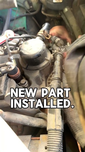 Vacuum pump failed on the road…