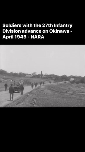 11K views · 637 reactions | Soldiers with the 27th Infantry Division advance on Okinawa - April 1945 - NARA | World War Pictures | Facebook