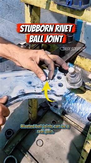 How to Quickly Remove Riveted Ball Joint Rivets!