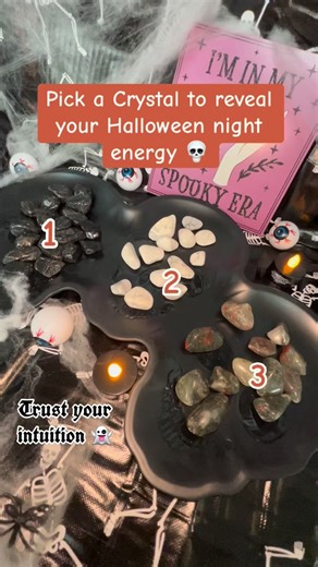 1.6K views · 18 reactions | ✨ Spooky season energy  Trust your intuition, charge your crystals, and let the Halloween night magic guide you  #SpookyVibes #CrystalMagic #HalloweenEnergy #TrustYourIntuition | The Psychic Tree | Facebook