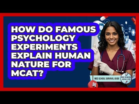 How Do Famous Psychology Experiments Explain Human Nature For MCAT? - Med School Survival Guide