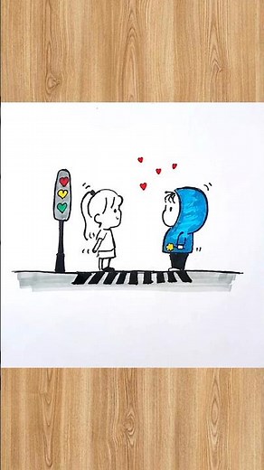 Cute Couple Drawing Perfect for beginners 😍