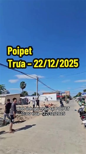 Tình hình chiến sự Campuchia và Thái Lan tại Poipet