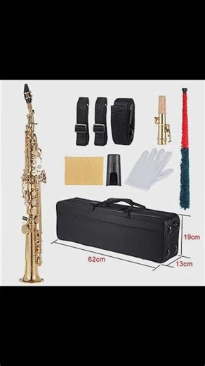 Get to Know the Brass Straight Soprano Saxophone!