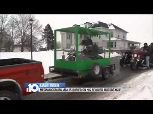 Ohio Man Buried Astride His Beloved Harley WBNS 10TV Columbus, Ohio