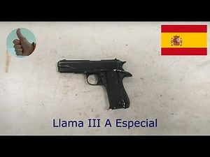 Llama III A Especial (2nd variant), 9x17 mm (.380 Auto)