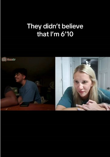 Joke was actually on them #tallgirl #funny #fyp #height #online | tall girl
