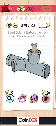 brain test 108 || brain test level 108