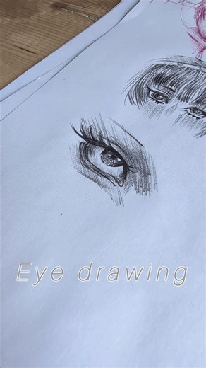Realistic Pencil Eye Sketch ✏️👁️ | Satisfying Shading Details #Shorts #eyedrawing #art #artshorts