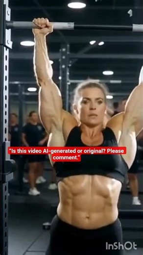 White Female Bodybuilder Doing Insane Fast Pull Ups! 🔥💪