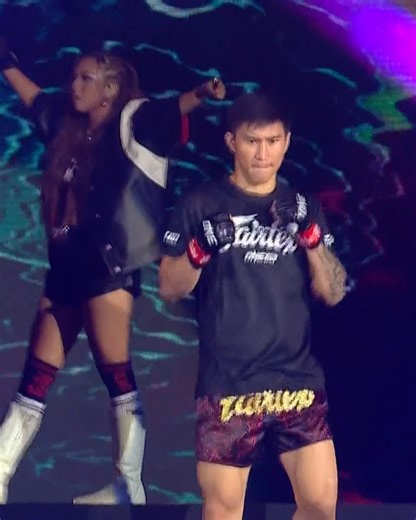 704K views · 10K reactions | Tawanchai has ARRIVED  The featherweight Muay Thai king makes a grand entrance accompanied by Thai rap superstar Milli! | ONE Championship | Facebook