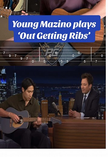 Young Mazino's Guitar Cover of 'Out Getting Ribs'
