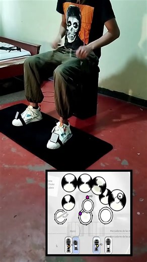 aerodrum 1 #virtualdrumming #drums #aerodrums