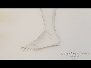 How to Draw a Foot Easily ✏️ | Testing Beginner Foot Drawing Hack LIVE