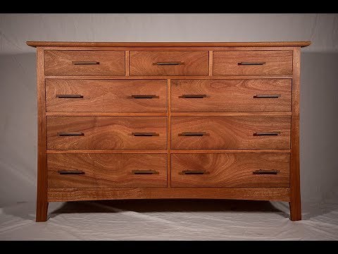 Making a Mahogany Dresser Part1- Woodworking How To