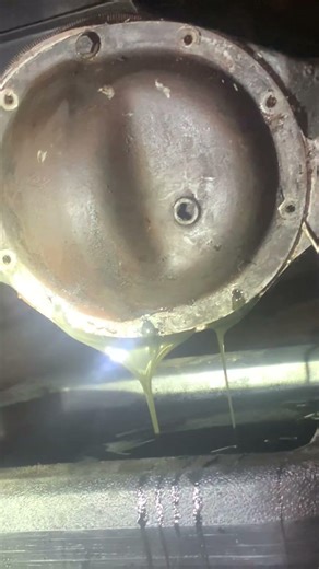 Rear diff service #jeep #dana35 #rearaxle #stinky #gearoil