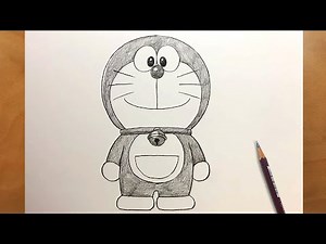 How to Draw Doraemon Step by Step Easy | Cute Doraemon Drawing for Beginners