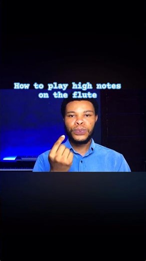 How to play high notes on the flute: The most effective way to get those high notes speaking.
