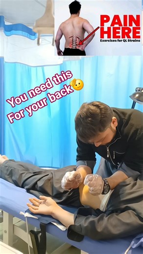 This 30 Second QL Stretch Instantly Releases Deep Low Back Pain 🔥 #stretch #backpain #viral #shorts