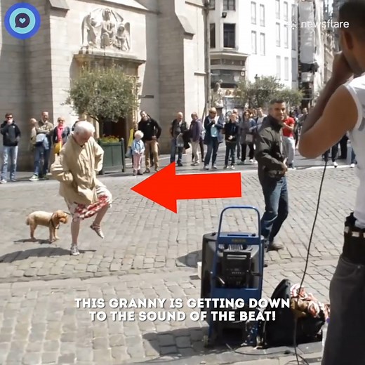 350K views · 806 reactions | This elderly woman pulled off her best moves for a beat-boxing street performer | Shareably | Facebook