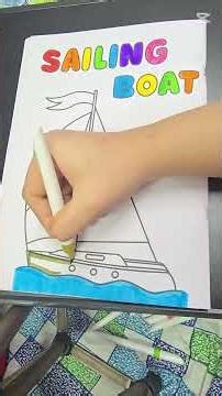 “Easy Boat Drawing & Coloring 🚤🎨 | Step by Step”🌟ColorWithAyesha