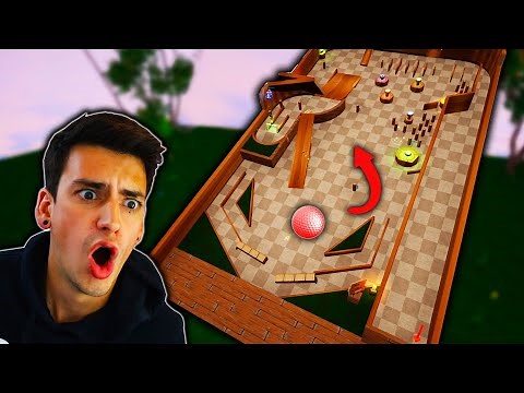 AMAZING PINBALL GOLF MAP?! (Golf It)