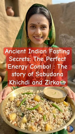 The Ancient Indian Combination: Sabudana Khichdi and Zirka!🥘✨ #shorts #historyfacts #foodhistory