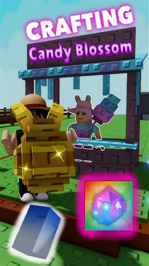 CRAFTING Candy Shard + 50 Golden Eggs To CANDY BLOSSOM #growagarden #roblox