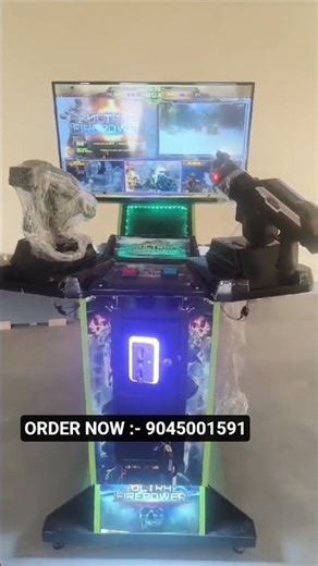👽 ULTRA FIRE POWER ALIEN SHOOTING ARCADE MACHINE AMUSEMENT INDIA #arcade