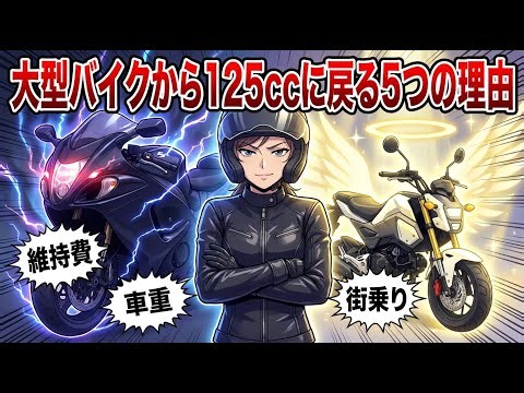 大型バイクは後悔する？125ccに乗り換える人が急増する5つの真実