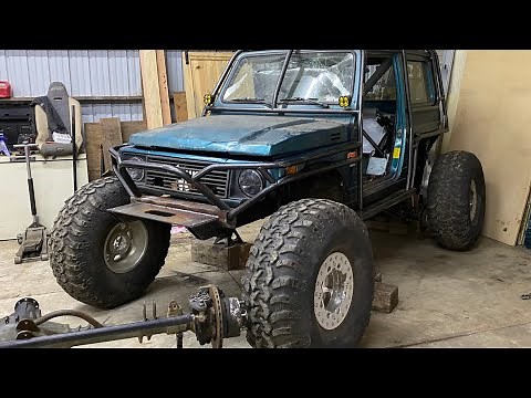 Suzuki Samurai 3.4 swap - Rock Assault Front Axle Prep