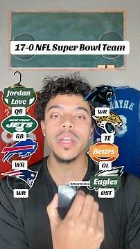 Imagine this 17-0 NFL Super Bowl Team 🔥👀