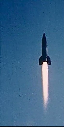 Rare Color Footage of Nazi V-2 Rocket Testing (1940s)
