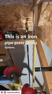 We always get questions about if pressing is safe for gas lines along with water piping. The answer is yes, but with the right fittings and #RIDGID Jaws. Using the right tools for different applications is key to success on the job! Thanks for the demo mechanical-hub.com 👍 | RIDGID Tools