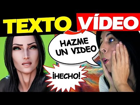 😯 Convierte un TEXTO en VÍDEO con Inteligencia Artificial [Forma FÁCIL]