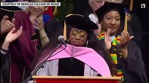 Missy Elliott receives an honorary degree at Berklee College of Music. https://www.youtube.com/user/BerkleeCollege | The National Desk - TND