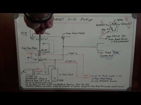 91 Chevy S-10 How Fuel Pump Relay & Oil Sender unit works!