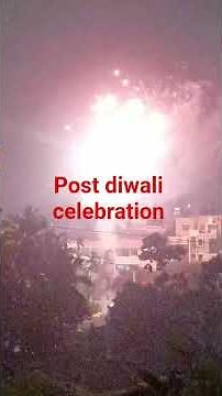 Post diwali celebration at Bangalore