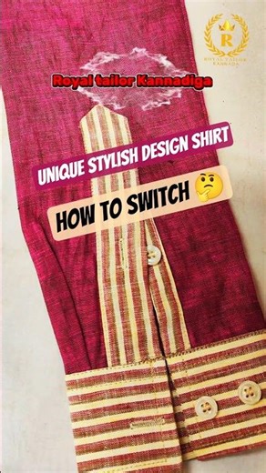 🪡UNIQUE STYLISH DESIGN SHIRT | How to switch #nivetadhingramusic #ytshorts #fashion #sewing #2026