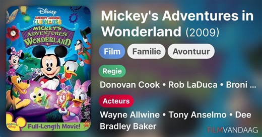 Mickey's Adventures in Wonderland (2009)