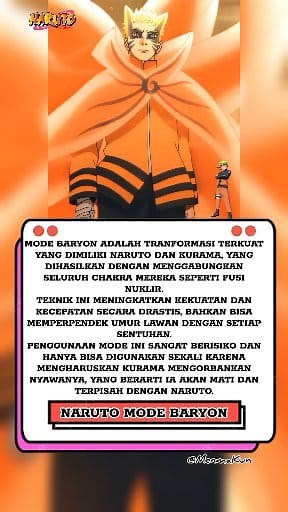 900K views · 8K reactions | Naruto mode baryon #naruto #narutouzumaki #narutoshippuden #anime #fyp #monetisasikonten #sorotan | Menma Kun | Facebook