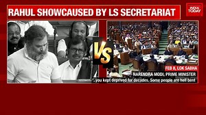 11K views · 143 reactions | Modi govt vs Opposition over Adani | Rahul Gandhi accused of making false claims against PM Modi, LS Secretariat sends show cause notice #Parliament #Modi #RahulGandhi #ITVideo | India Today | Facebook