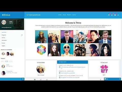 How to Make a Social Networking Website like Facebook using WordPress - Membership Website 2017