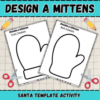 Design a Mittens Craft | Winter Art Activity | Creative Drawing Templates