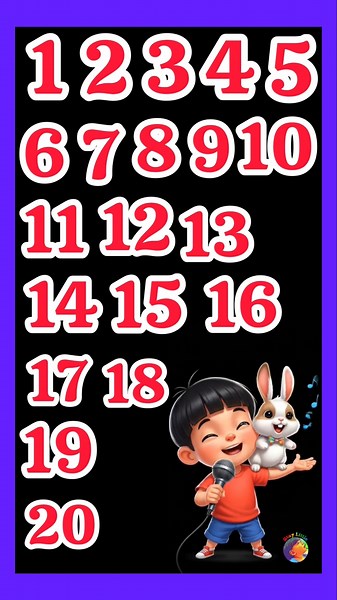 Count 1 to 20||kids learning song #staylittlechannel #kidslearning